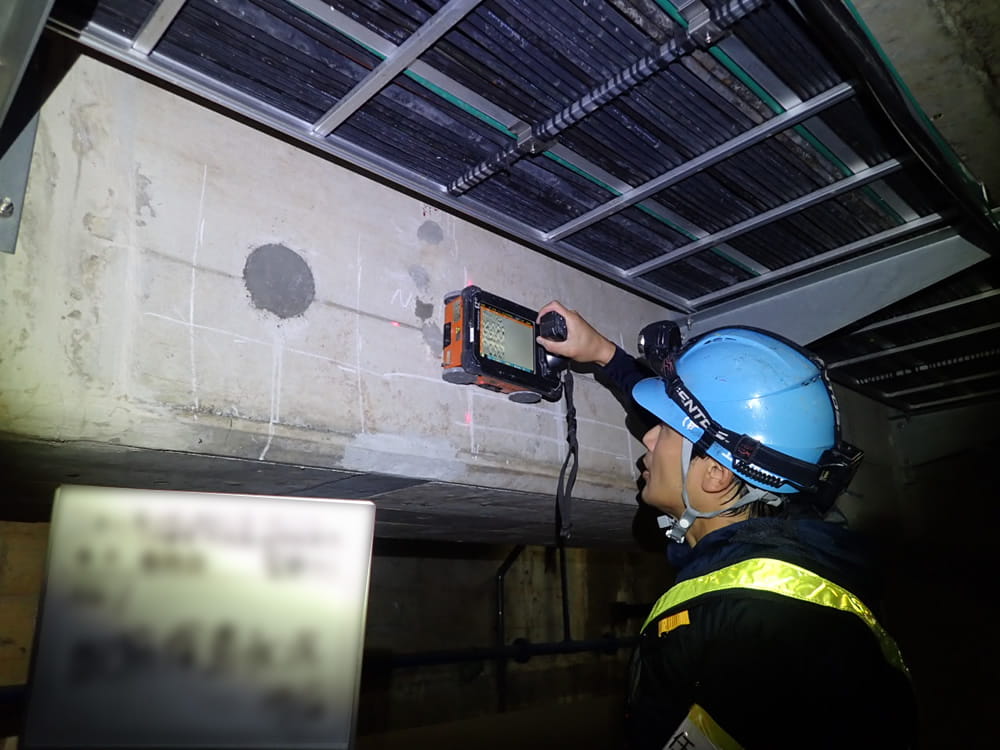 コンクリートの非破壊検査、詳細調査